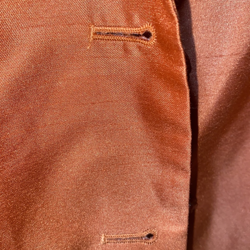 Suit Studio Persimmon Polyester 3-Button Single-B… - image 8